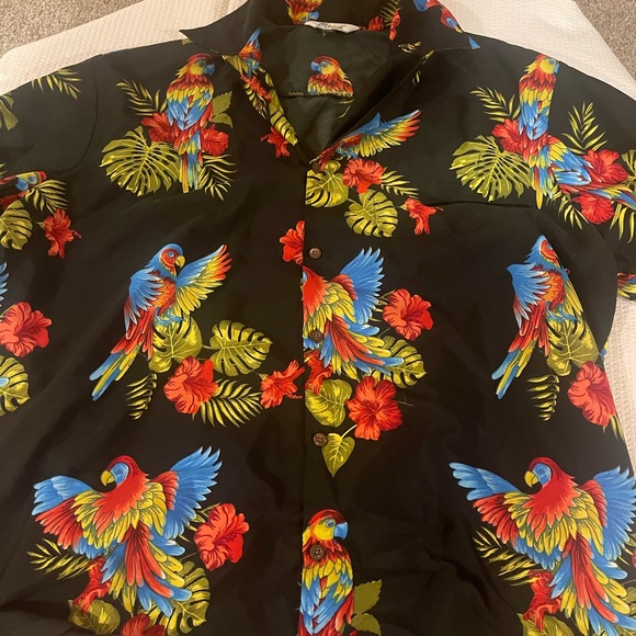 Men’s tropical print shirt - Picture 2 of 5